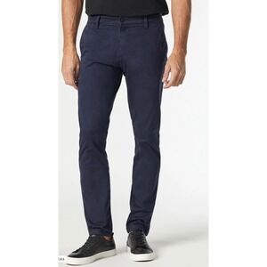 Mavi Johnny Slim Leg Pants Mens 38x32 Dark Navy Twill Chino M0074323957 NEW